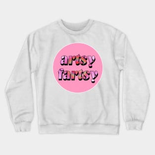 artsy fartsy pink Crewneck Sweatshirt